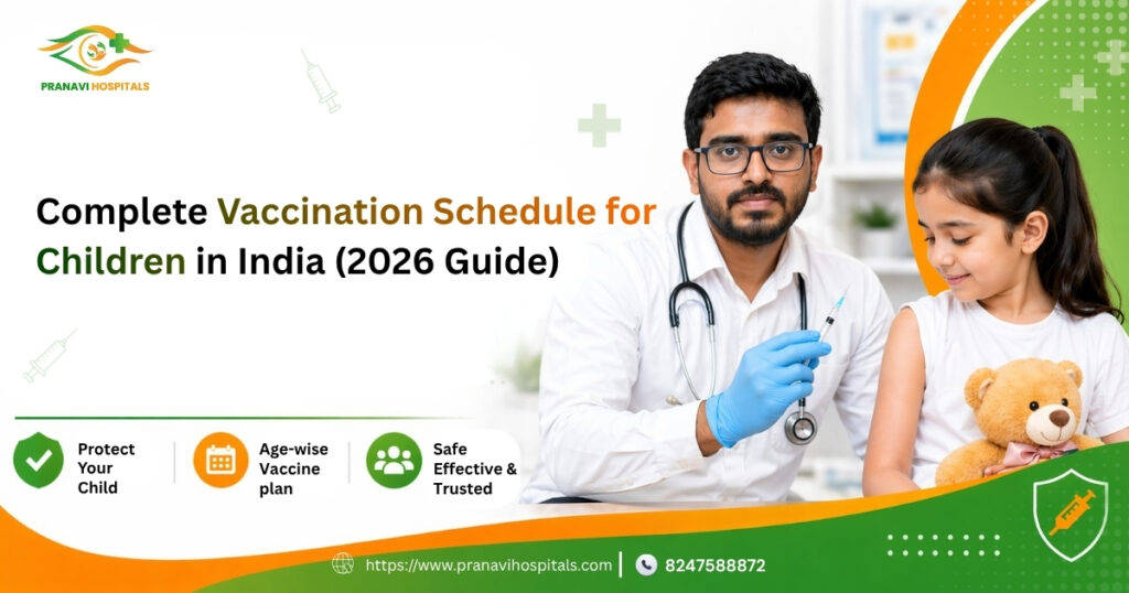 Vaccination schedule for Children's