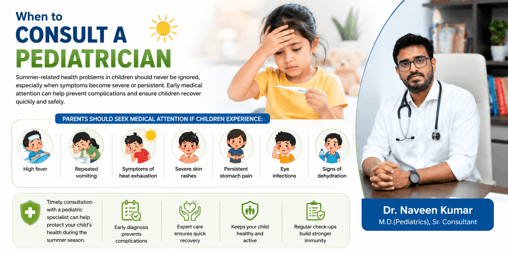 Consult a Pediatrician